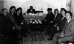 Кыргызстан» басмаканасында. 1996-ж.