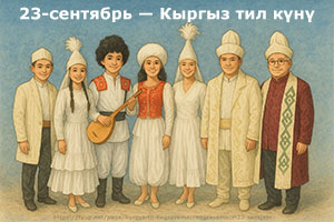 23-сентябрь — Кыргыз тил күнү