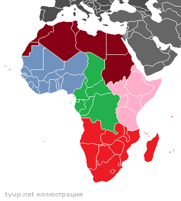 Африканын аймактары
